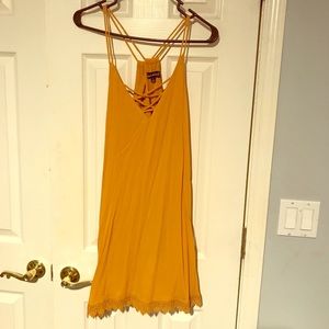 Mustard dress